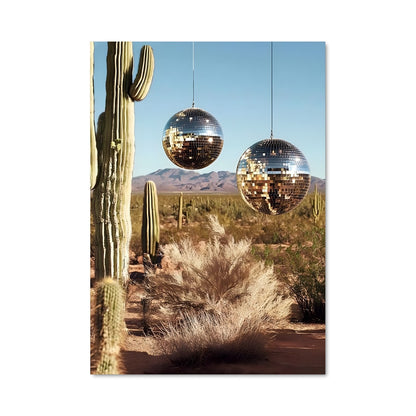 Poster Disco Cactus