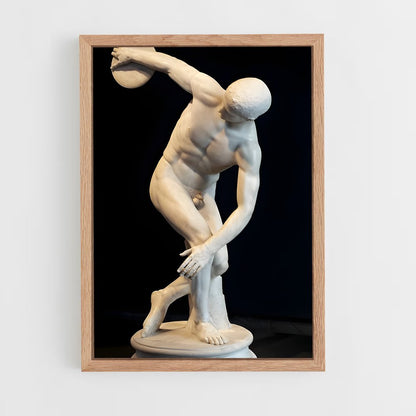 ap-discus thrower-1 cadre Bois clair