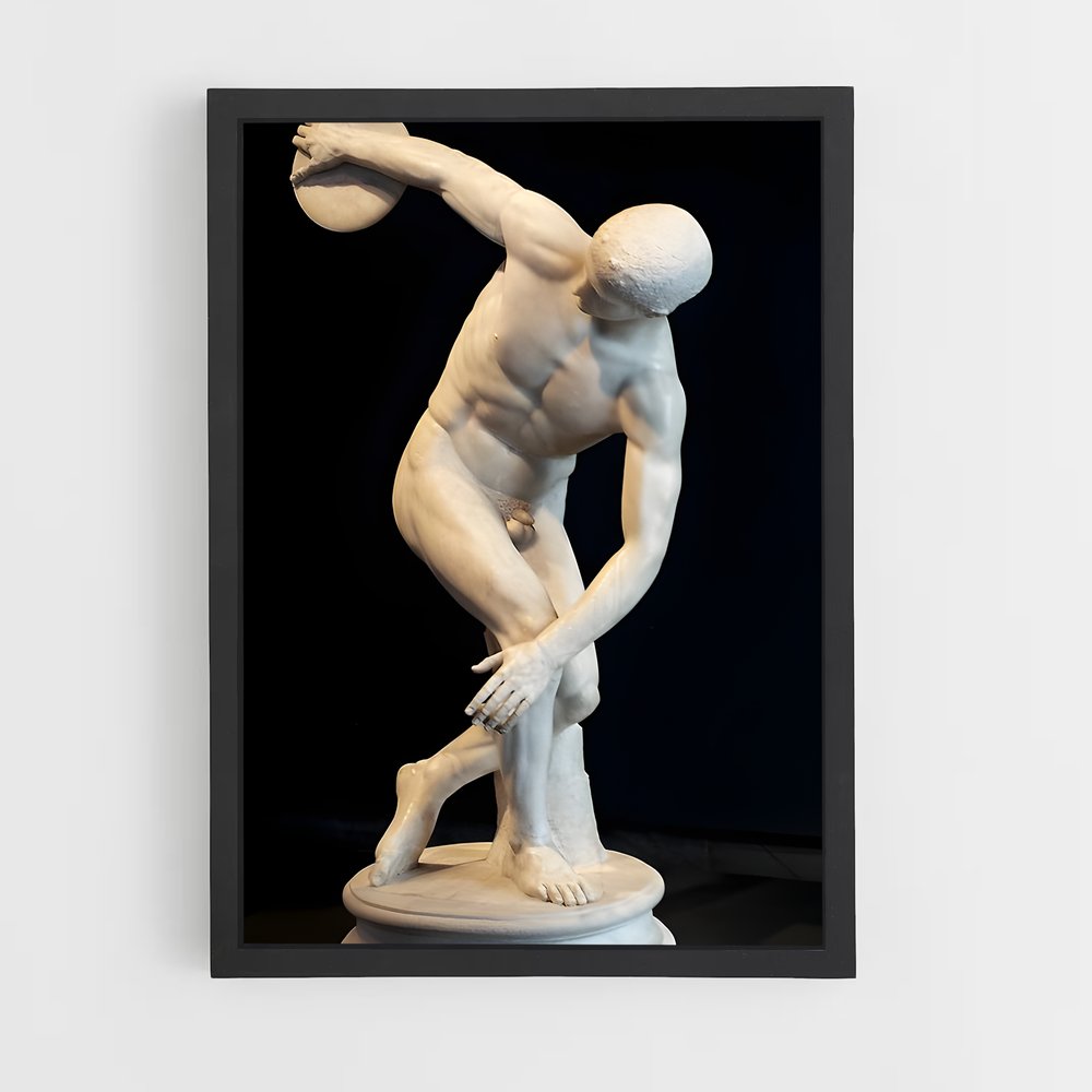 ap-discus thrower-1 cadre Noir