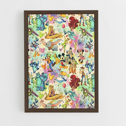 ap-disney-7 cadre Bois foncé