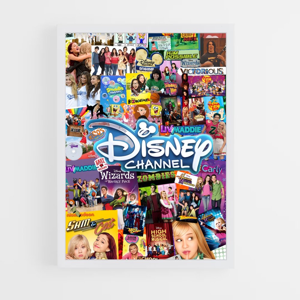 ap-disney channel-1 cadre Blanc