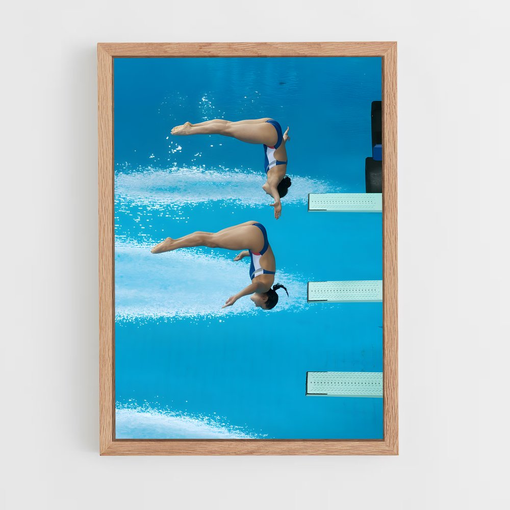 ap-diving world series-1 cadre Bois clair