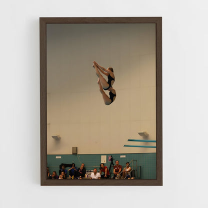 ap-diving world series-3 cadre Bois foncé