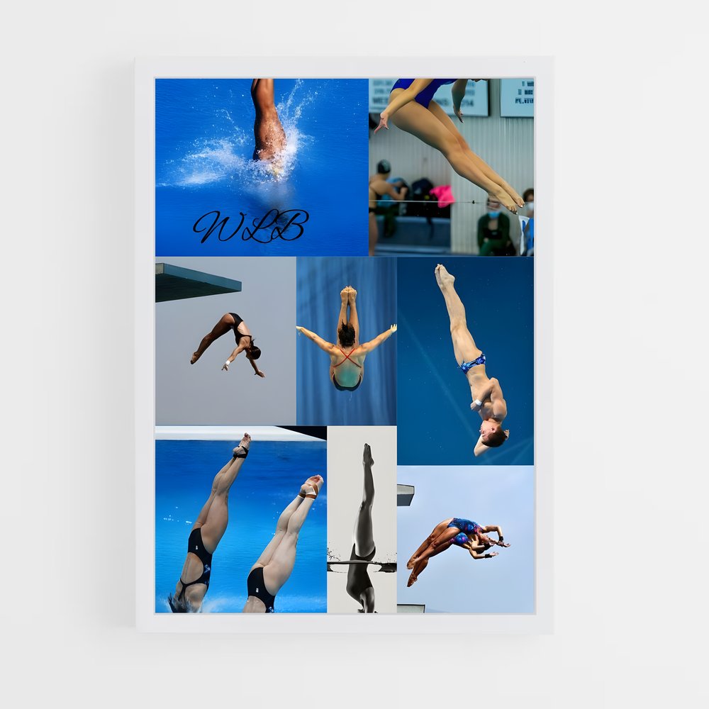 ap-diving world series-7 cadre Blanc
