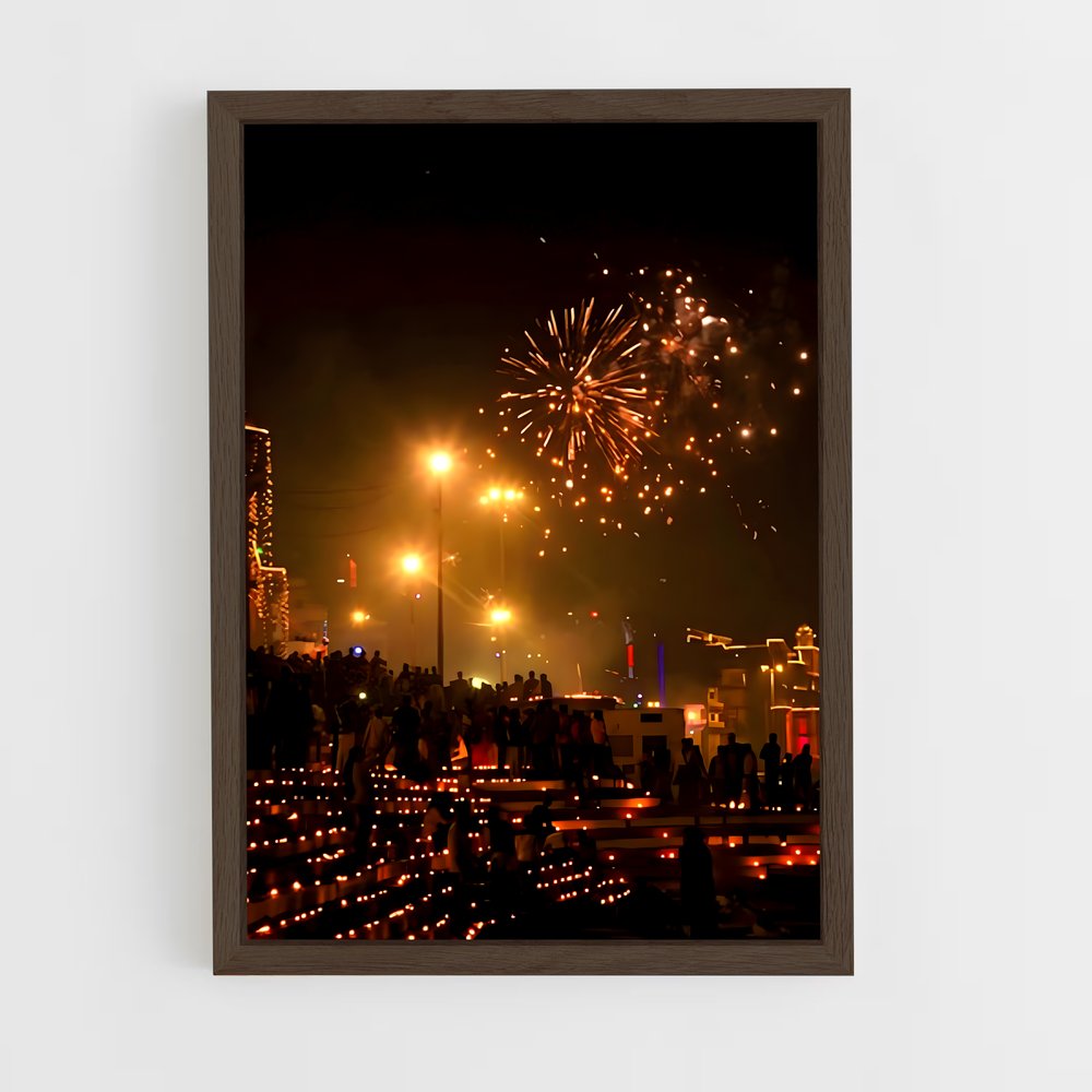ap-diwali-11 cadre Bois foncé