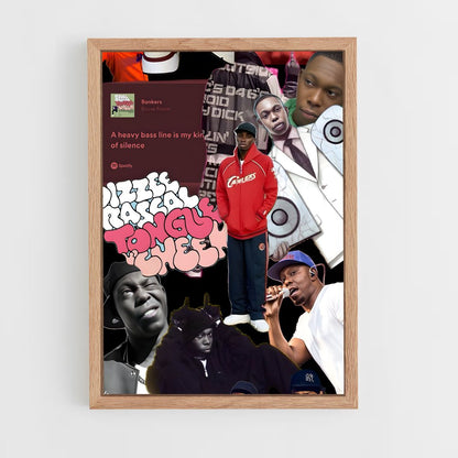 ap-dizzee rascal-3 cadre Bois clair