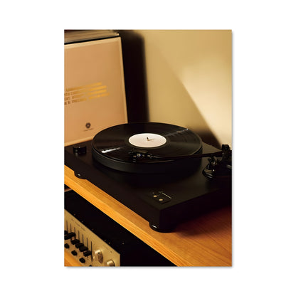 Poster Turntable Vibes
