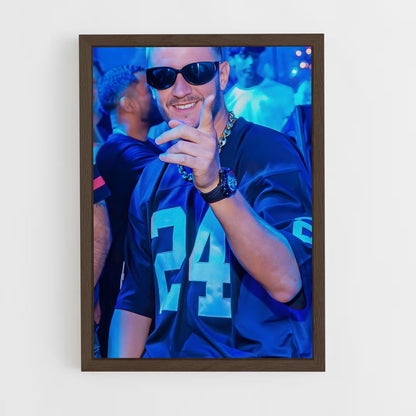 ap-dj snake-6 cadre Bois foncé