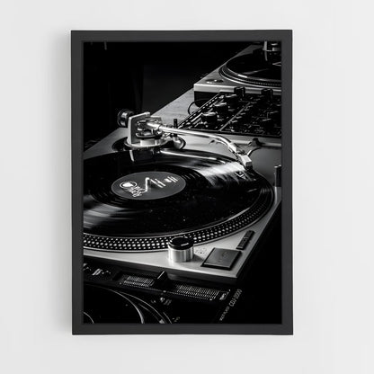 ap-dj turntables-3 cadre Noir