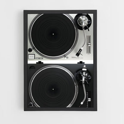 ap-dj turntables-4 cadre Noir