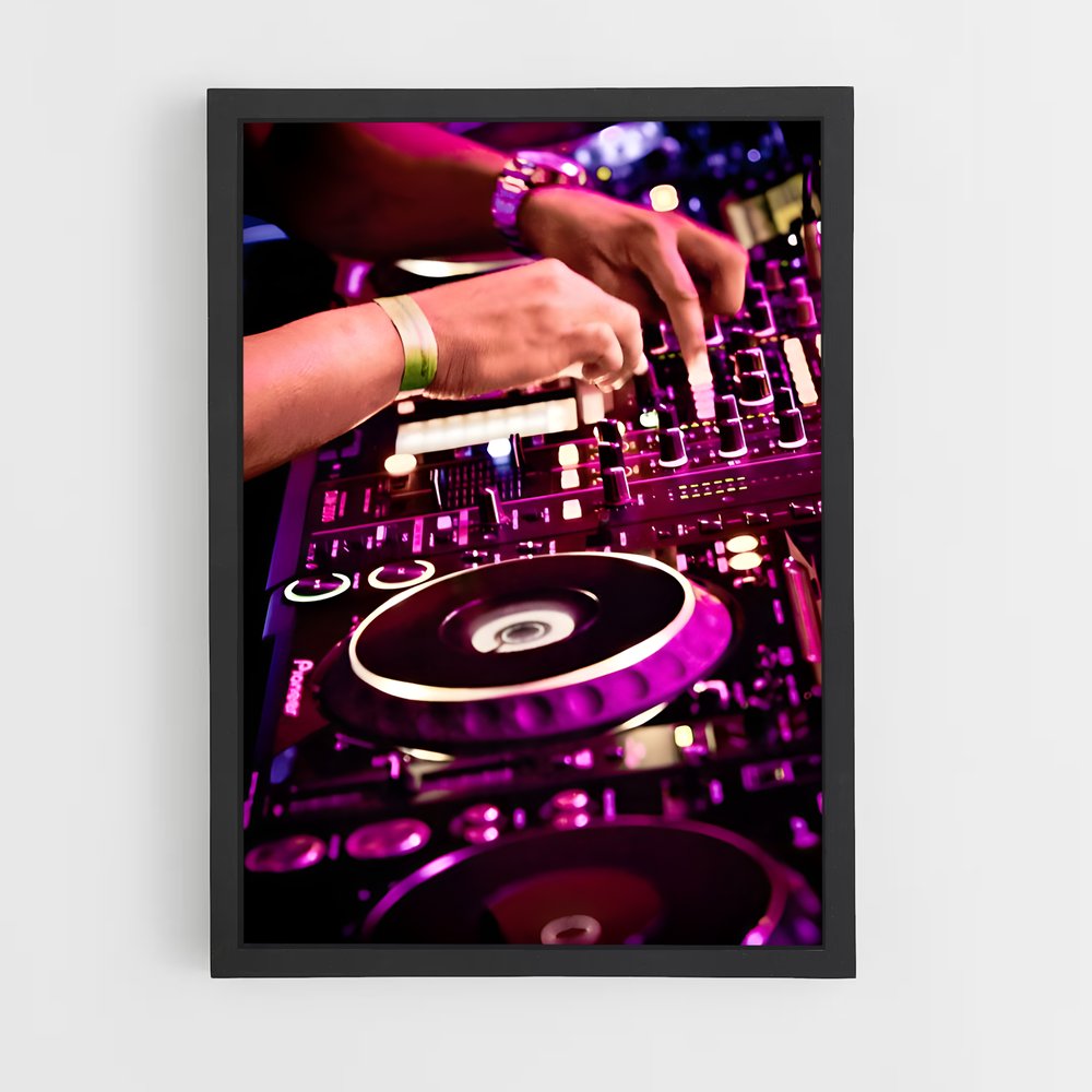 ap-dj turntables-6 cadre Noir