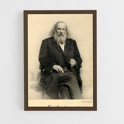 ap-dmitri mendeleev-1 cadre Bois foncé