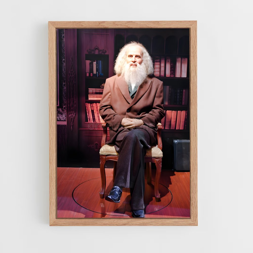 ap-dmitri mendeleev-3 cadre Bois clair