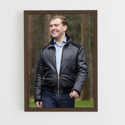 ap-dmitry medvedev-2 cadre Bois foncé