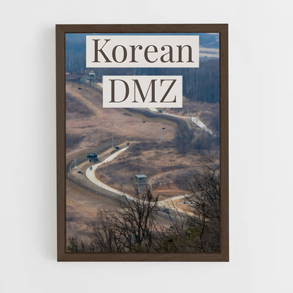 ap-dmz joint security area-1 cadre Bois foncé