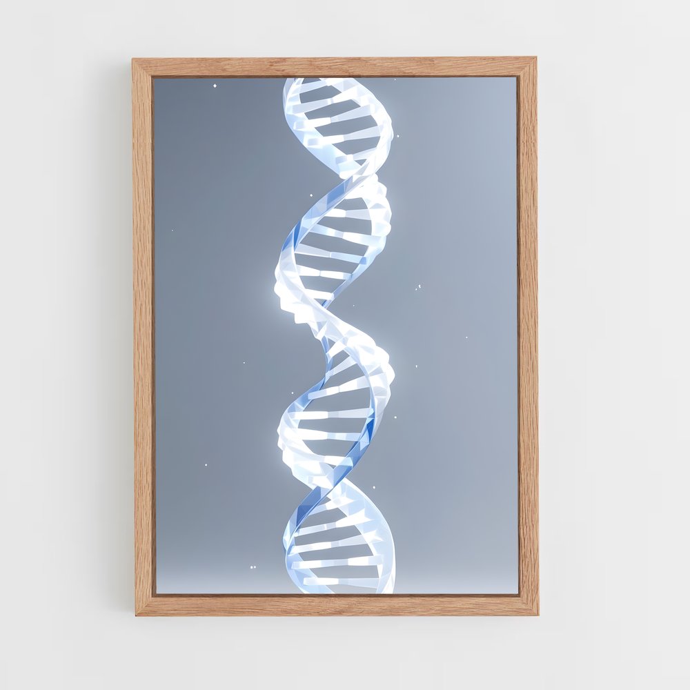 ap-dna double helix-1 cadre Bois clair