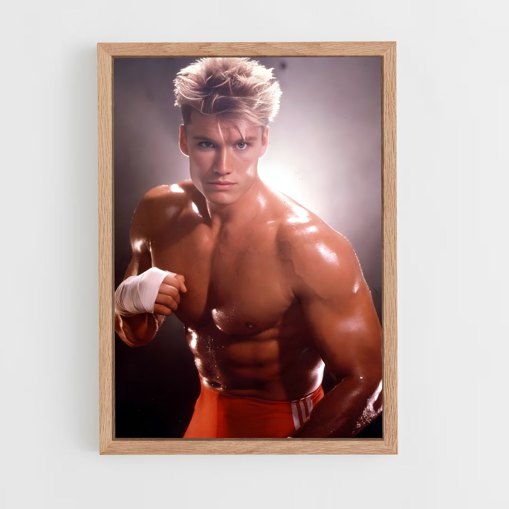 ap-dolph lundgren-6 cadre Bois clair