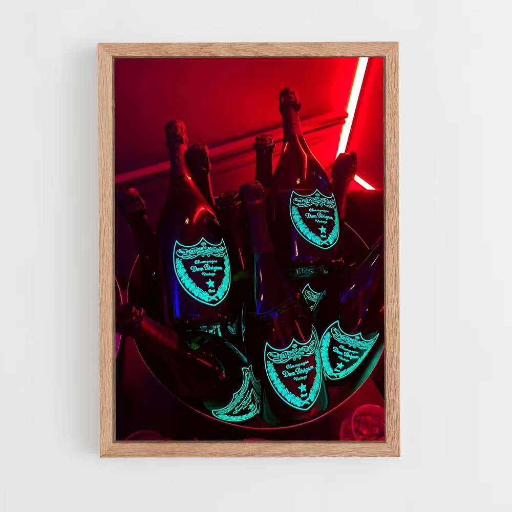 ap-dom perignon-1 cadre Bois clair