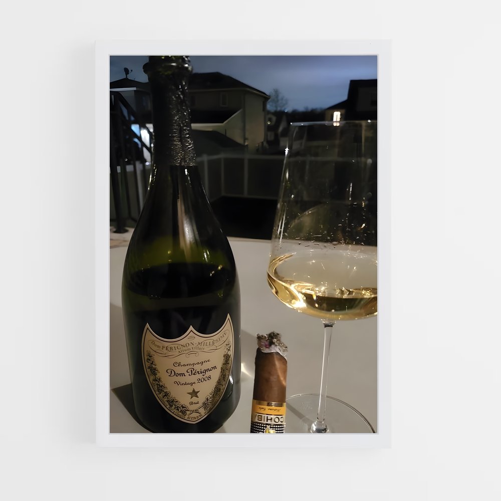 ap-dom perignon-7 cadre Blanc