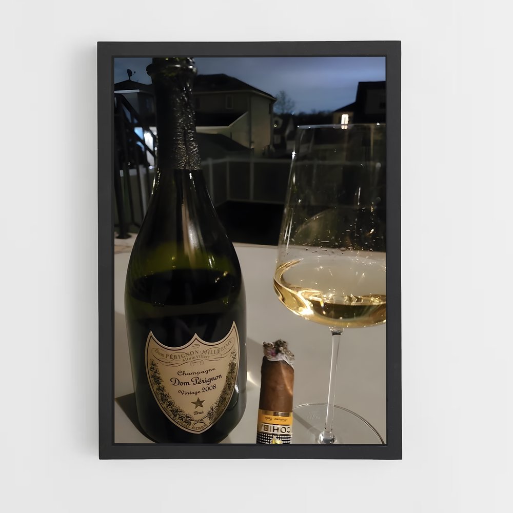 ap-dom perignon-7 cadre Noir