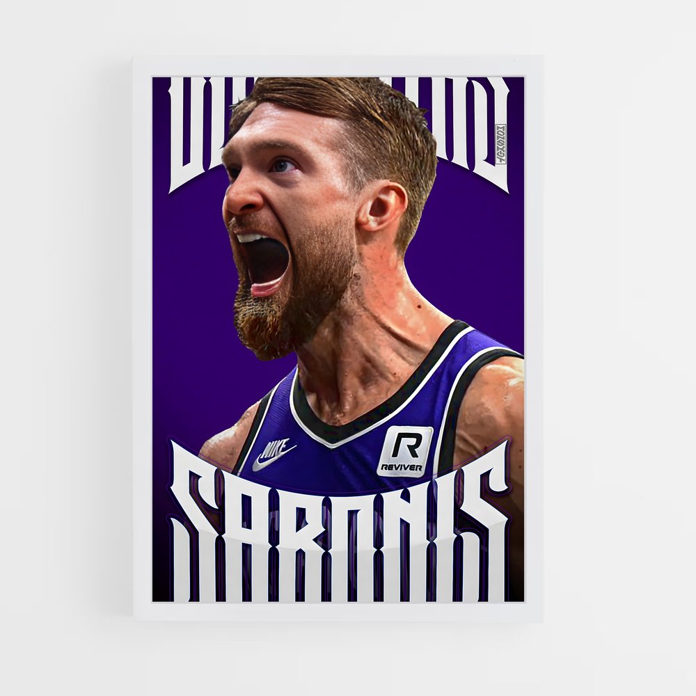 ap-domantas sabonis-10 cadre Blanc