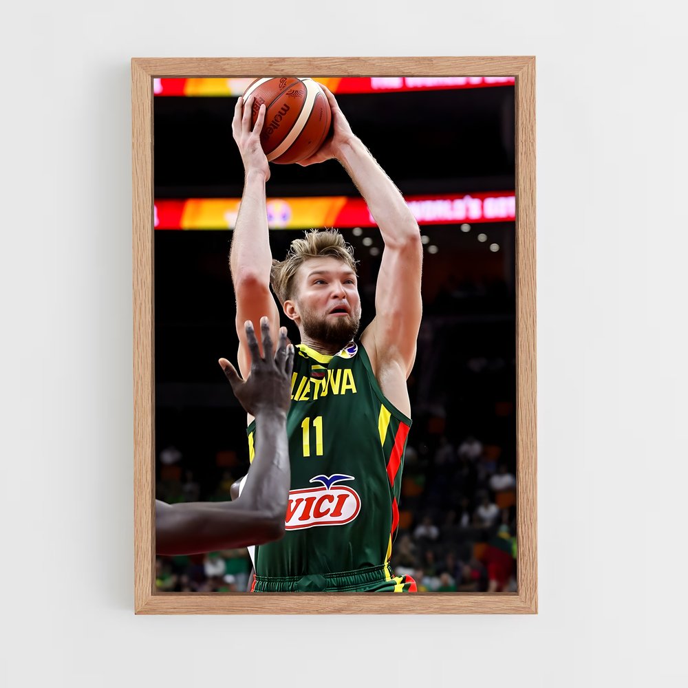 ap-domantas sabonis-4 cadre Bois clair