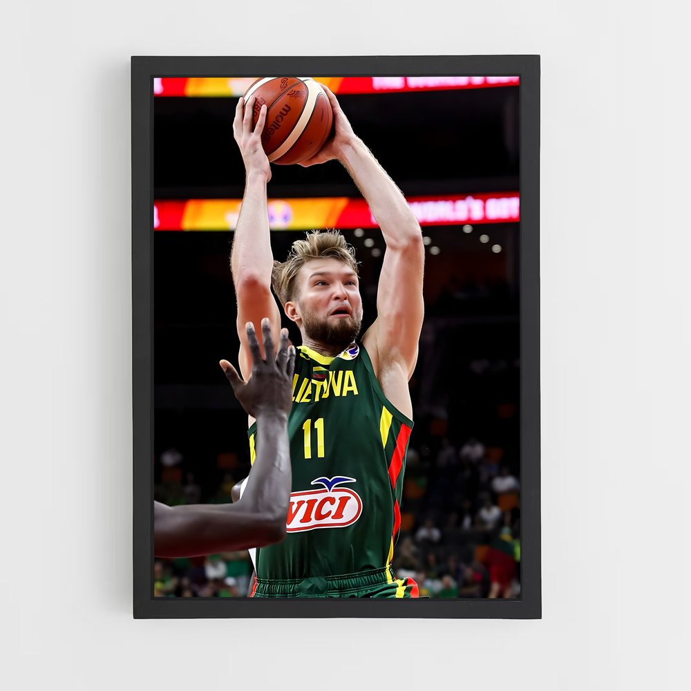 ap-domantas sabonis-4 cadre Noir