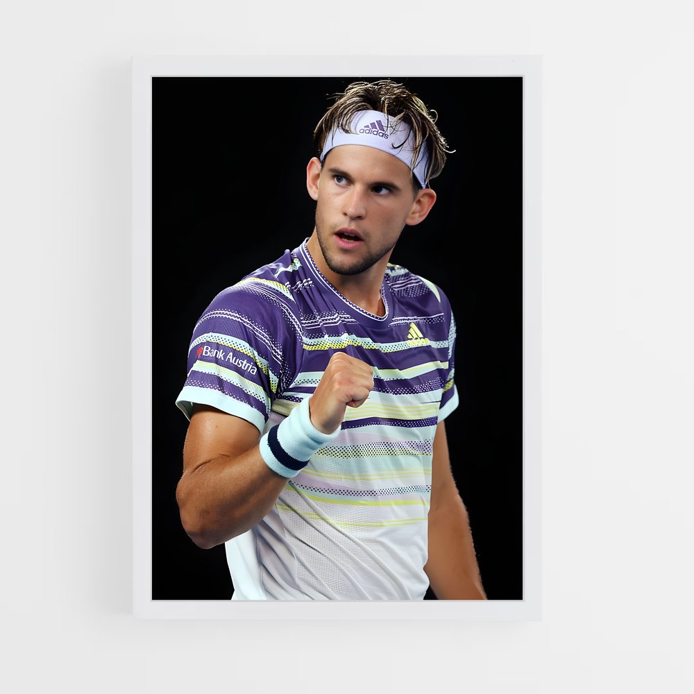 ap-dominic thiem-1 cadre Blanc
