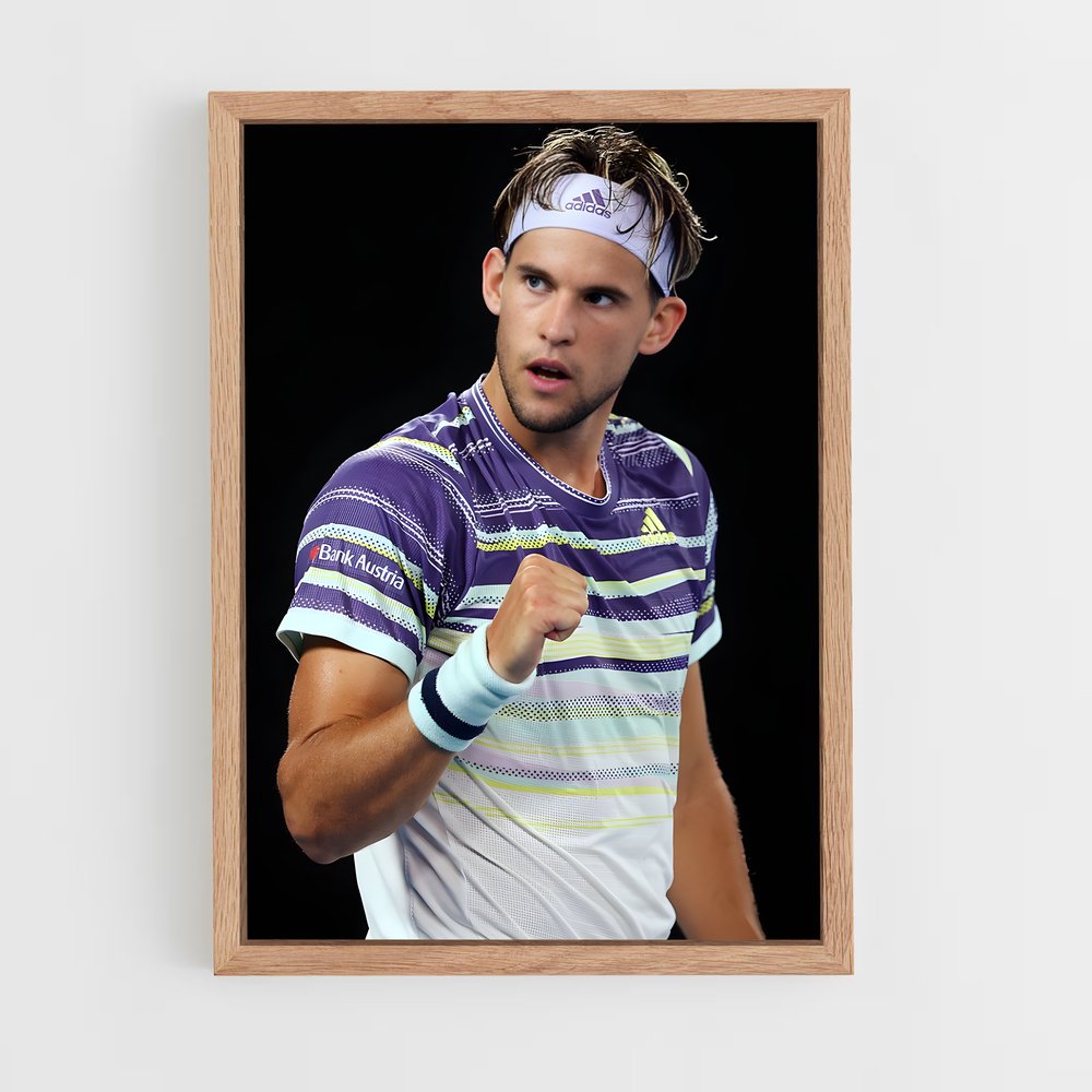 ap-dominic thiem-1 cadre Bois clair