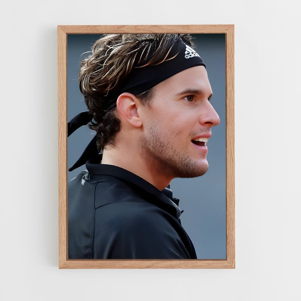 ap-dominic thiem-10 cadre Bois clair