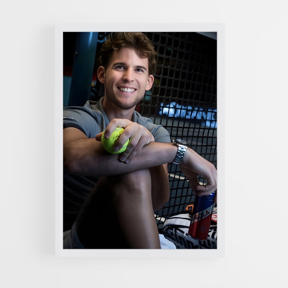 ap-dominic thiem-4 cadre Blanc