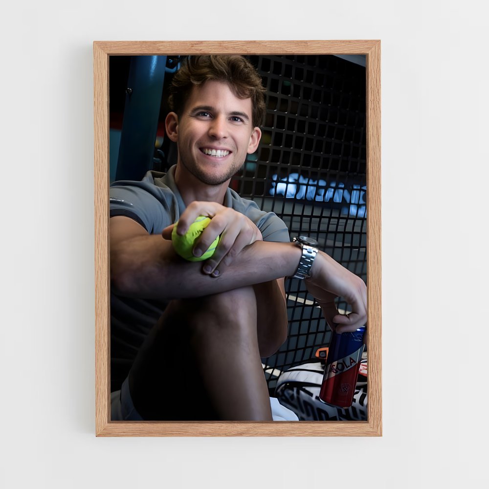 ap-dominic thiem-4 cadre Bois clair