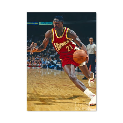 Poster Dribble Énergétique