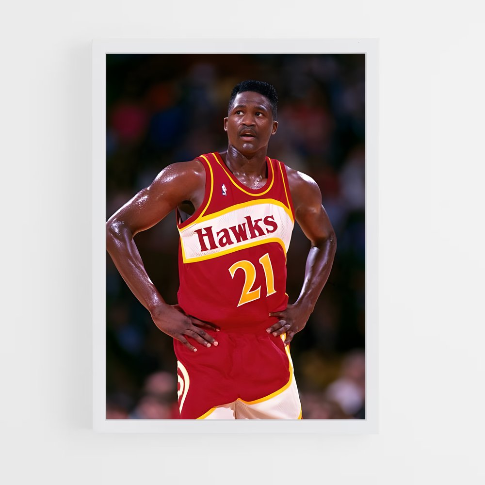 ap-dominique wilkins-1 cadre Blanc