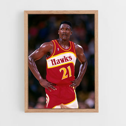 ap-dominique wilkins-1 cadre Bois clair