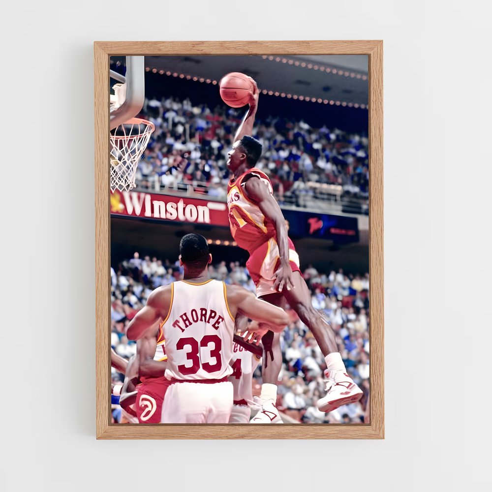 ap-dominique wilkins-6 cadre Bois clair