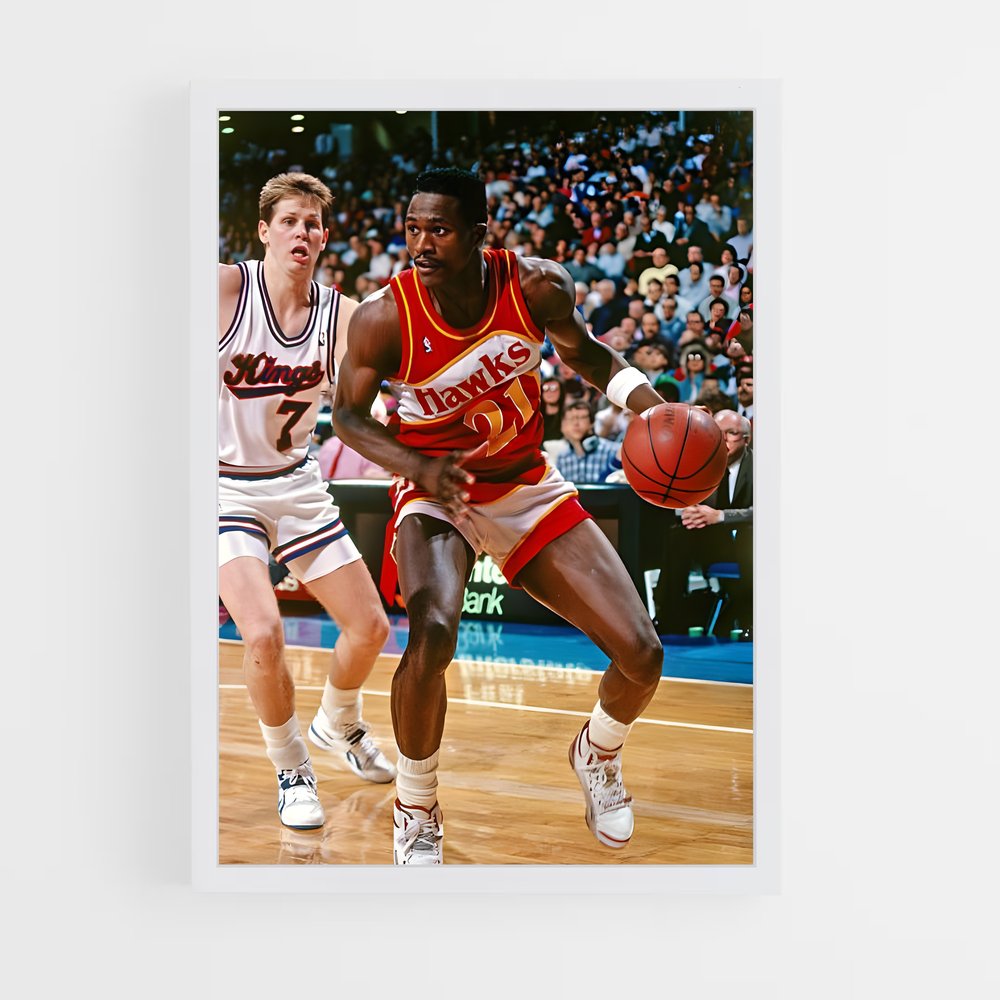 ap-dominique wilkins-8 cadre Blanc