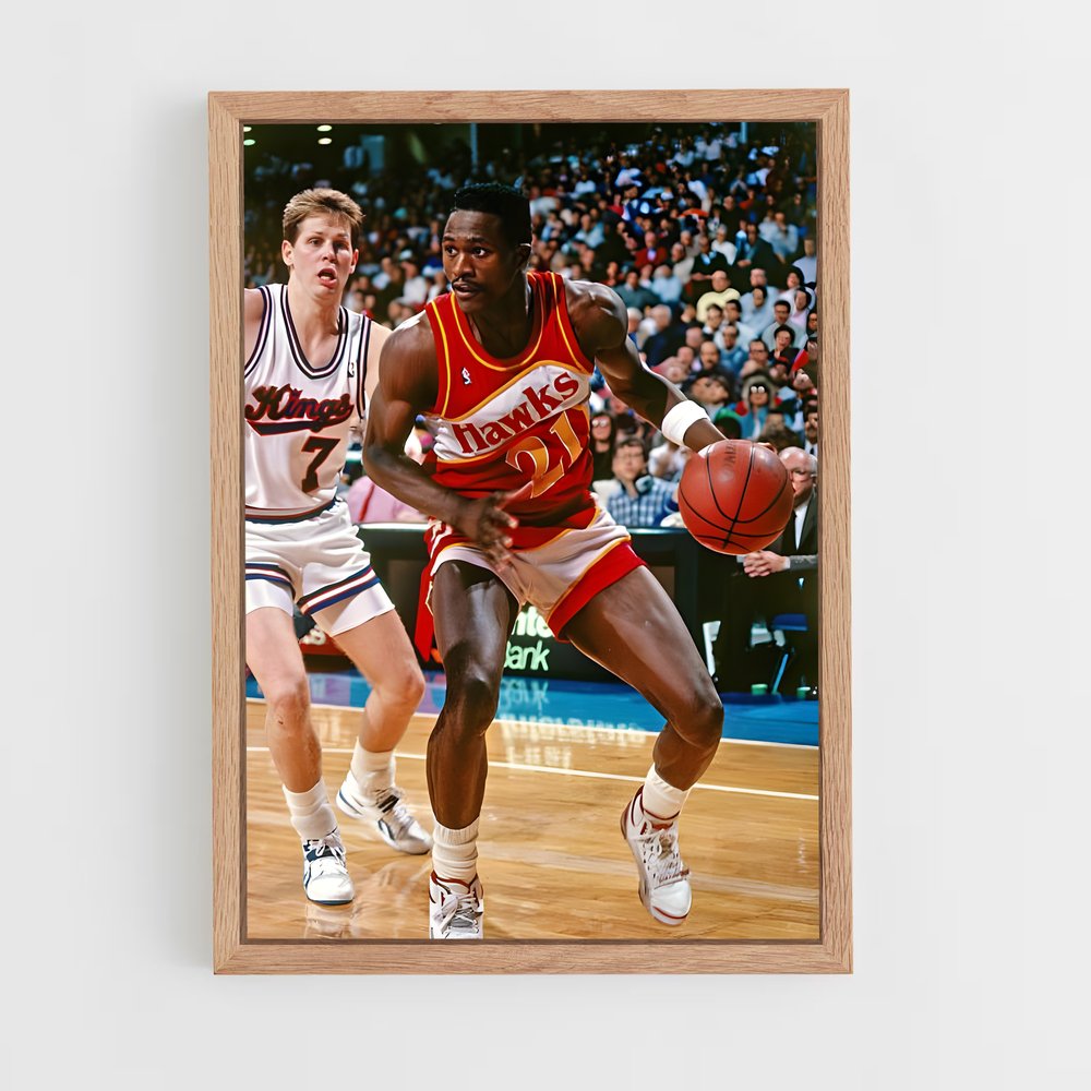 ap-dominique wilkins-8 cadre Bois clair