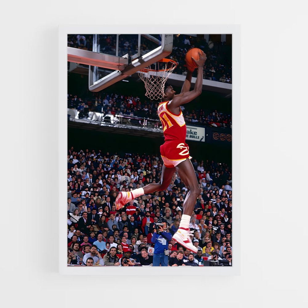 ap-dominique wilkins-9 cadre Blanc