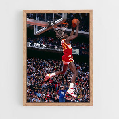 ap-dominique wilkins-9 cadre Bois clair