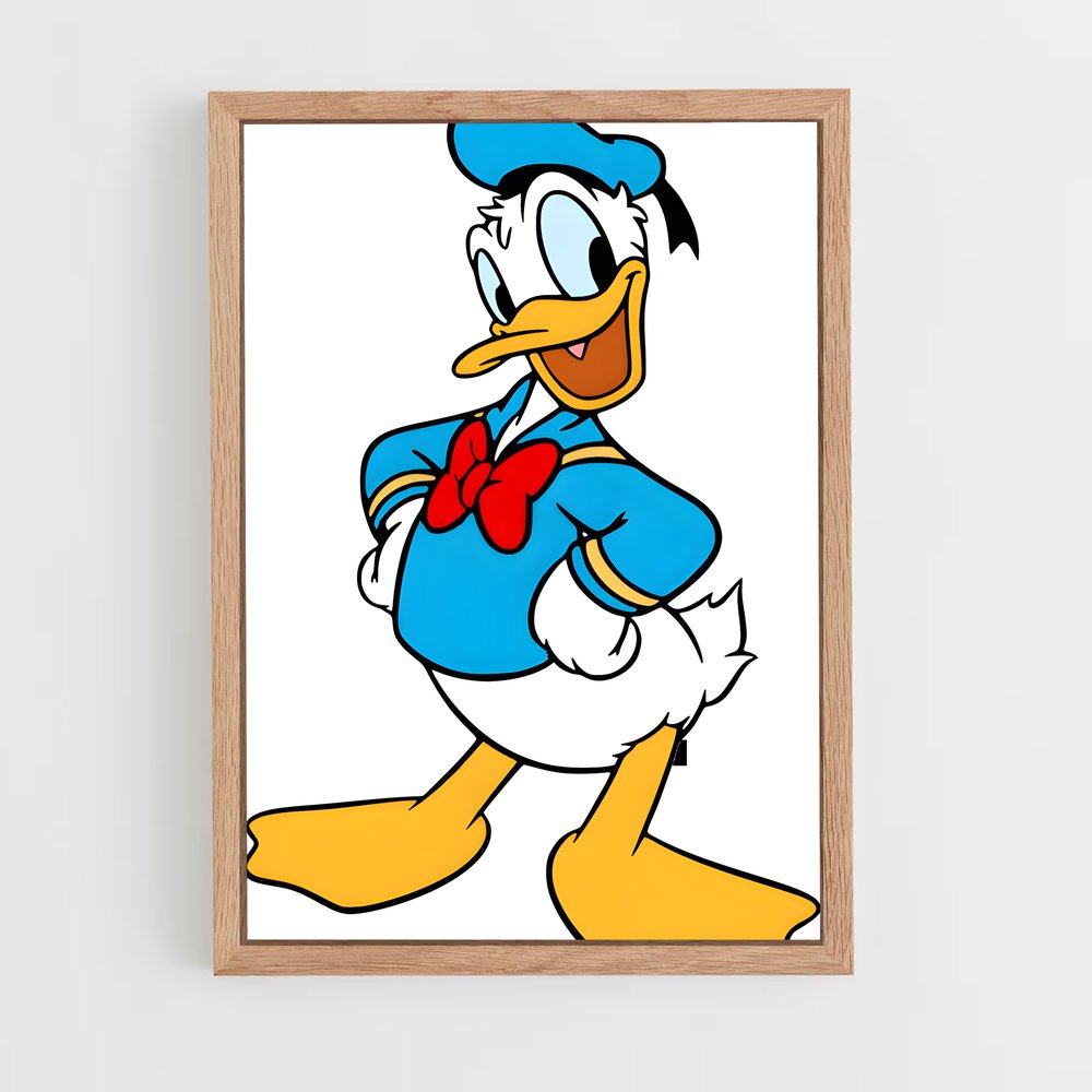 ap-donald duck-1 cadre Bois clair