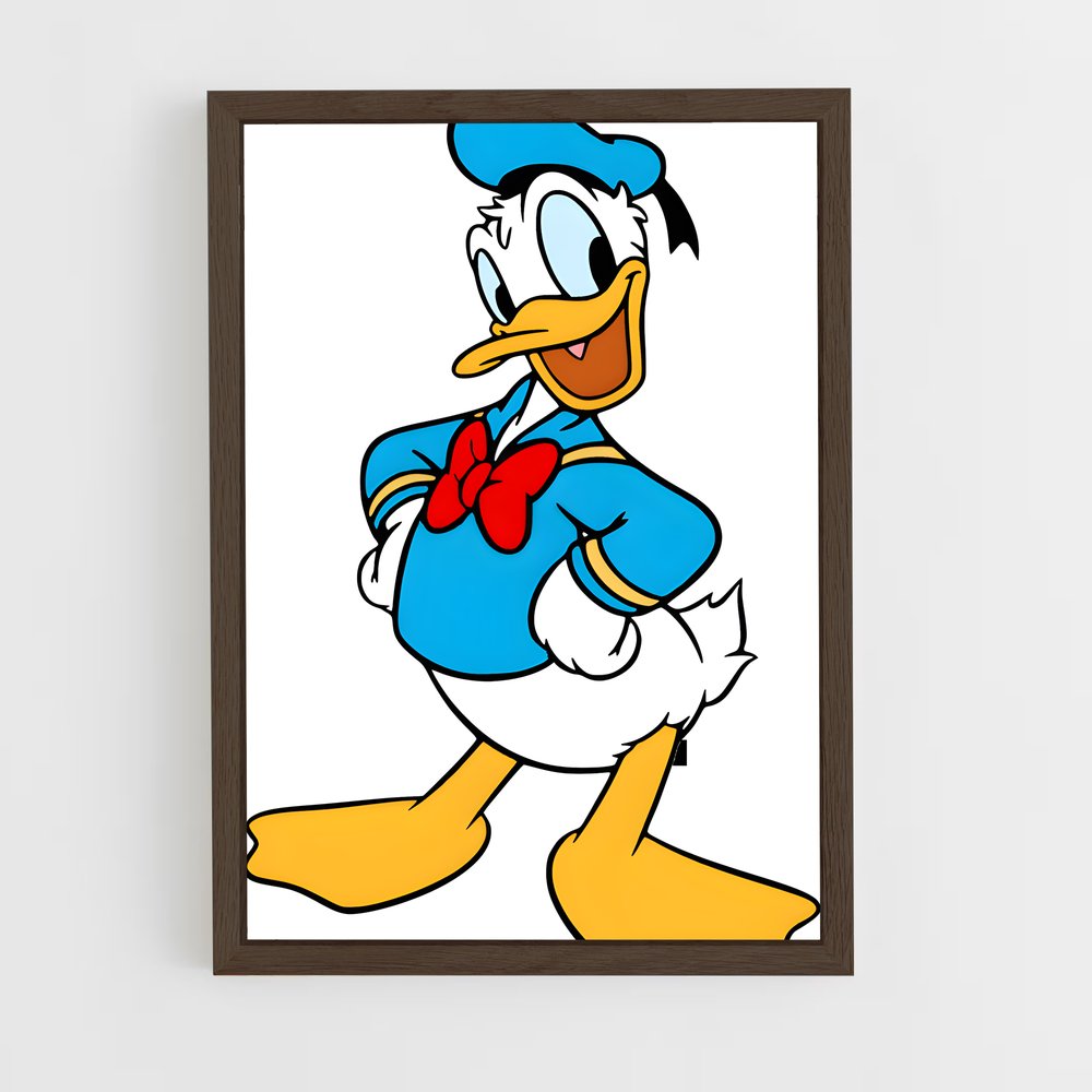 ap-donald duck-1 cadre Bois foncé