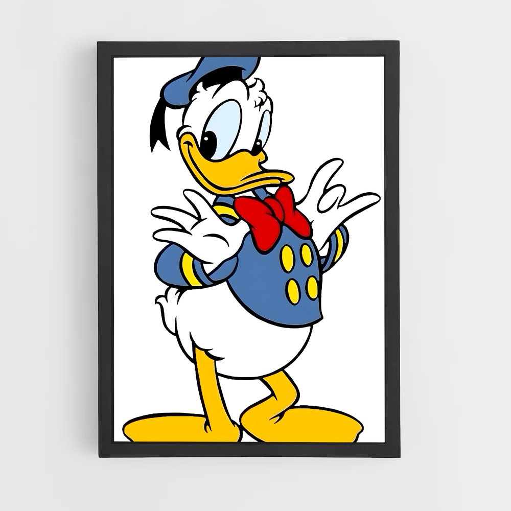 ap-donald duck-10 cadre Noir