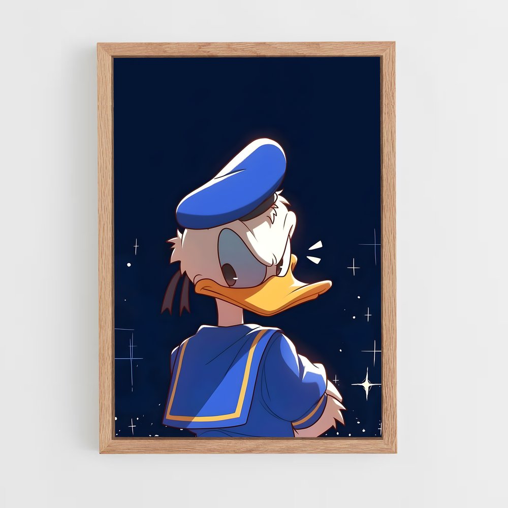 ap-donald duck-3 cadre Bois clair