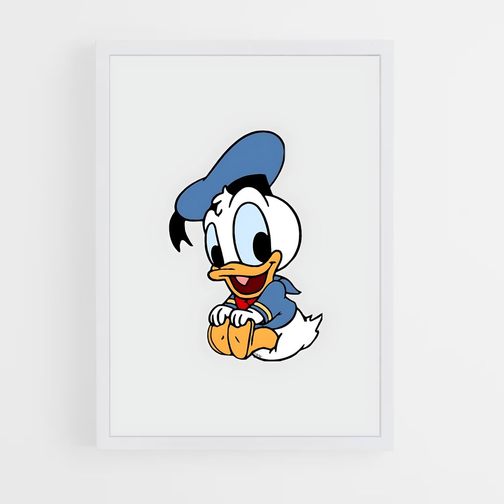 ap-donald duck-4 cadre Blanc