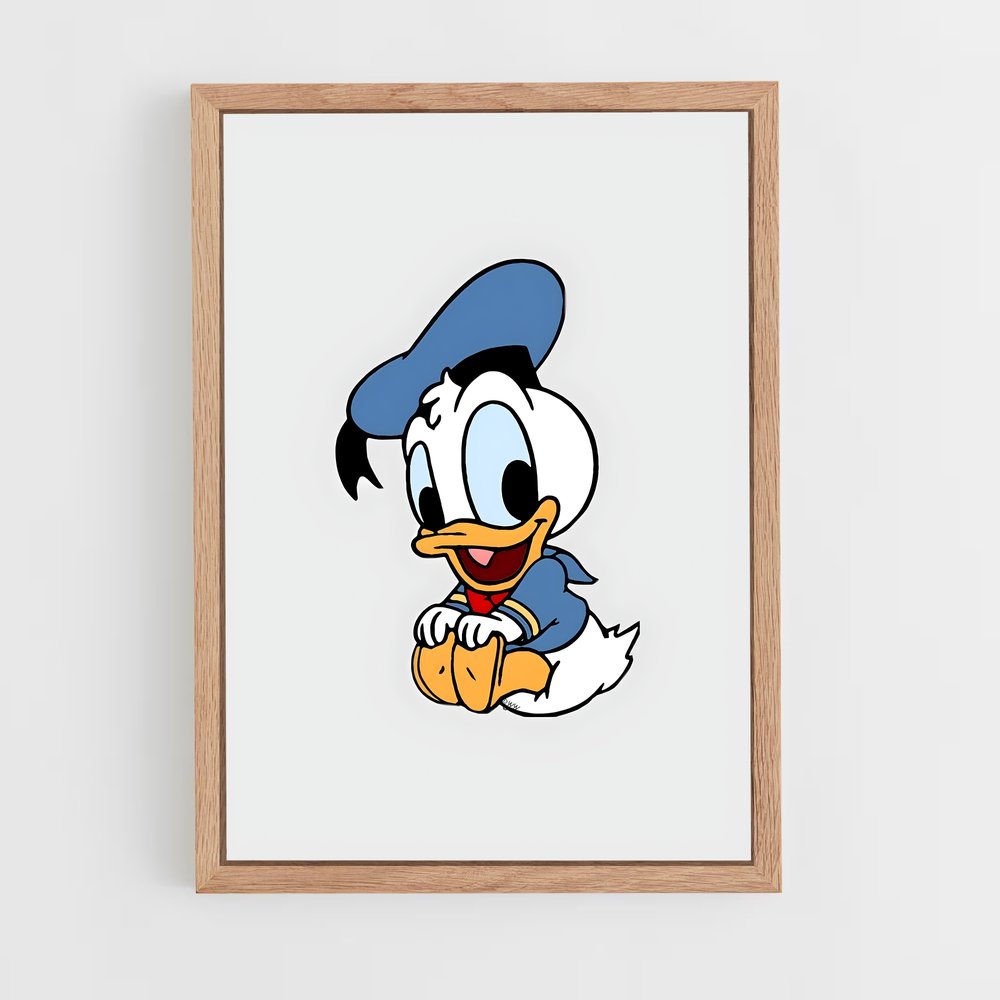 ap-donald duck-4 cadre Bois clair