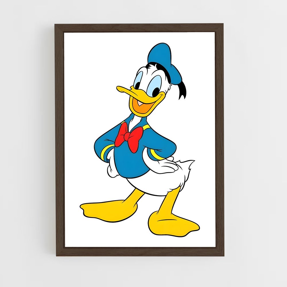 ap-donald duck-5 cadre Bois foncé