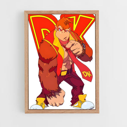 ap-donkey kong-3 cadre Bois clair