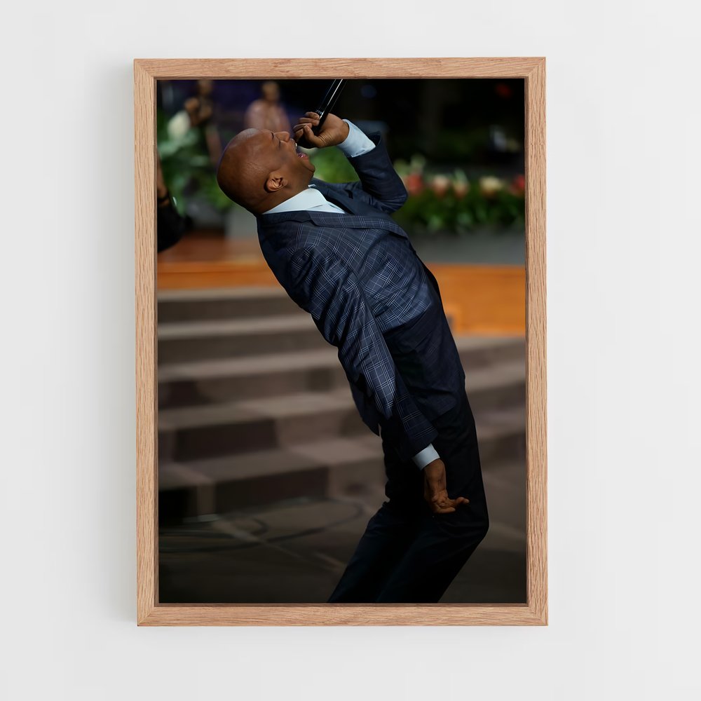ap-donnie mcclurkin-3 cadre Bois clair