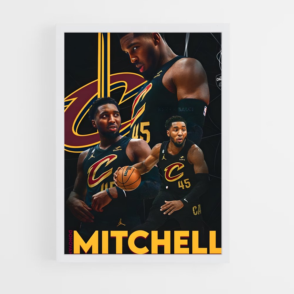 ap-donovan mitchell-3 cadre Blanc